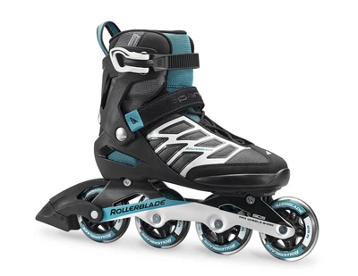Роликові ковзани для дорослих Rollerblade SPARK 80 W 36.5 (6US) 230мм Black/teal blue (07849600 B11)
