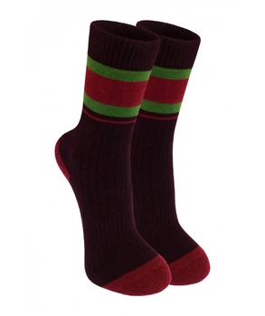 Теплые носки женские Vinosi от MK SOCKS (36-39) Бордовый Z-1002-B