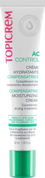 Компенсувальний зволожувальний крем для обличчя Topicrem AC Compensating Moisturizing Cream 40 мл (3700281702781)