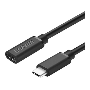 Кабель UGREEN ED008 USB Type C Male to Female Extension Cable 0.5m (Black) (40574)