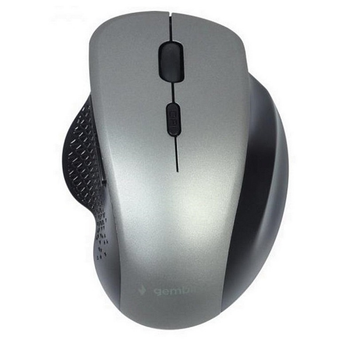 Мышь беспроводная оптическая Gembird MUSW-6B-02-BG 1600dpi 6-кнопочная на батарейках Black-Gray