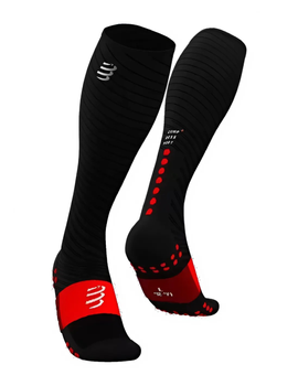 Гольфи компресійні для бігу Compressport CFSU88390023M Full Socks Recovery 2.0 3M (40-42 см) Black