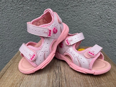 Босоніжки дитячі для дівчинки Pink bee 25 р, рожеві