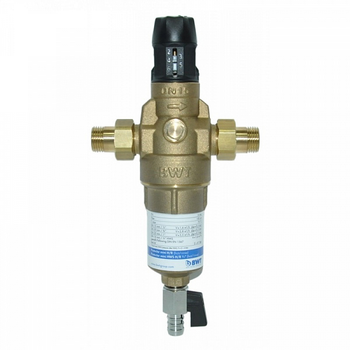 Фильтр самопромывной BWT Protector mini для горячей воды 1/2" 100 мкм и редуктором 810560