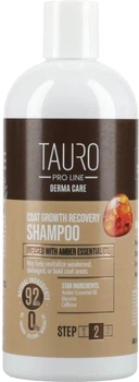 Шампунь для сприяння росту шерсті для собак і котів Tauro Pro Line Derma Care Coat Growth Recovery 400 мл (TPLDER70302)