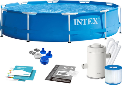 Каркасний басейн Intex 305 x 76 см 9 в 1 28202 (0078257282029)