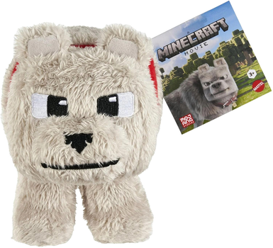 Maskotka Mattel Minecraft Movie Dennis pluszowa 20 cm JFP55 (194735303236)