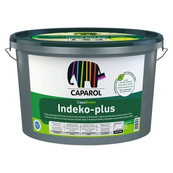 Краска интерьерная акриловая Caparol CapaGreen Indeko-plus E.L.F. plus База 1 глубоко-матовая Белая 10 л