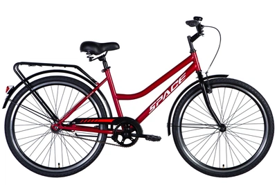 Велосипед SPACE 26" VOYAGER ST рама 17" BH крылья подножка звонок 2024 ruby
