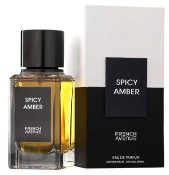 Woda perfumowana unisex Fragrance World French Avenue Spicy Amber 100 ml (6290360374765)