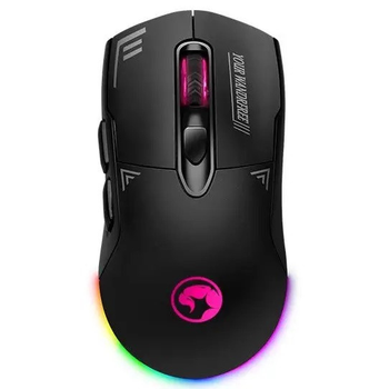 Беспроводная игровая компьютерная мышь Marvo M803W BK 500mAh RGB подсветка 6 кнопок 2.4G Type-C Черный