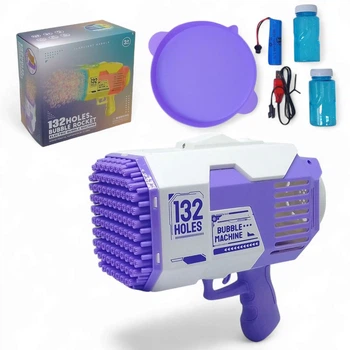 ⭐︎miiさん専用⭐︎ Мильні бульбашки Bubble Rocket 132 отвори акумулятор MIC (KB1293-1