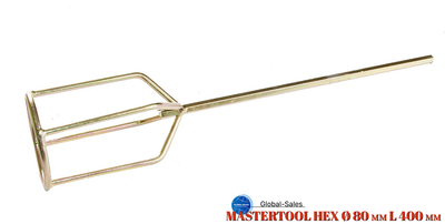 Миксер для гипса Mastertool 80 x 400 мм (80-0618)