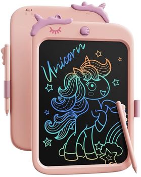 Детский LCD планшет для рисования Urmywo Единорог 10» Multicolor Розовый (UК1009pink)