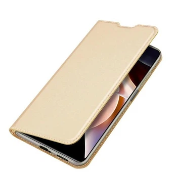 Чехол книжка Dux Ducis Skin Pro Holster Cover Flip Cover for Xiaomi Poco F4 5G Gold
