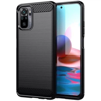 Чехол Carbon Case flexible case cover Xiaomi Redmi Note 10 Pro Black