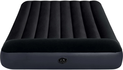 Надувний матрац Intex 191 x 137 x 25 см з поршневим насосом 64142 (5903890602208)
