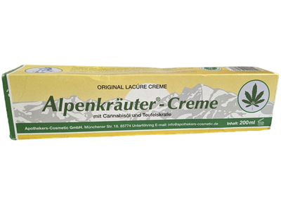 Крем для суглобів Alpenkrauter-creme при псоріазі, у лікуванні судомів 200 мл