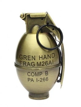 Зажигалка граната M26A1 газовая брелок