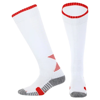 Гетры футбольные юниорские SP-Sport Pro Action 661 размер 34-38 White-Red