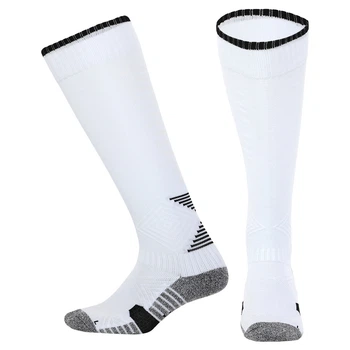 Гетры футбольные юниорские SP-Sport Pro Action 661 размер 34-38 White-Black
