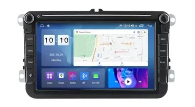 Штатна Mагнітола Volkswagen 8'' UNIVERSAL Android 12 4+32GB- IPS-Carplay-Fan