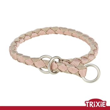 Нашийник для собак Trixie 143935 Cavo напівудавка M–L 43–51 см діаметр 18 мм рожево-пісочний (TX-143935) 4053032678040