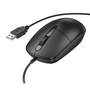 Миша BOROFONE BG17 Morning business wired mouse Black (6941991119125)