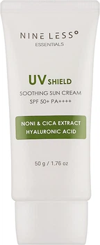 Увлажняющий солнцезащитный крем Nineless Essentials UV Shield Soothing Sun Cream SPF 50+ PA++++ с центеллой и нони 50 мл (8809875270035)