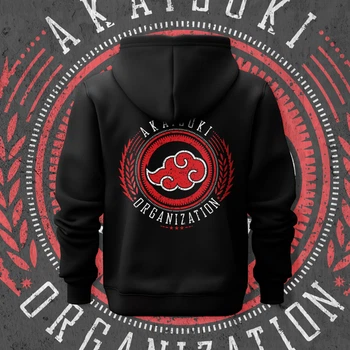 Худи c принтом Наруто - Akatsuki Organization Размер M HD0728-2