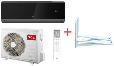 Кондиционер TCL TAC-09CHSD/XA82IN Black Inverter R32 WI-FI+ Кронштейн (крепление) для кондиционера Acc Electrics AE-001 (1286113590471) в подарок!