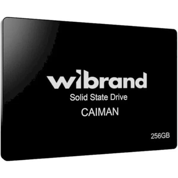 Накопичувач SSD Wibrand Caiman 256GB 2.5" SATA 3 7mm Standard (WI2.5SSD/CA256GBST)