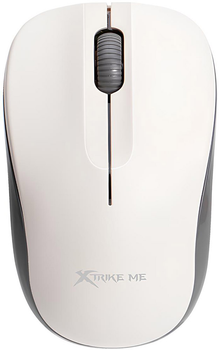 Беспроводная игровая мышка XTRIKE ME GW-116 2.4G 1000dpi 3кн біла White (GW-116WH)