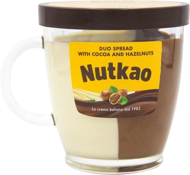 Шоколадная паста Nutkao Duo в чашке 330 г (8008245004397)
