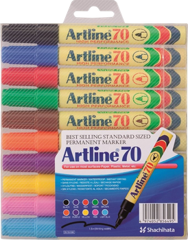 Zestaw markerów permanentnych Artline 10 szt (4974052856495)