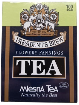 Чай MLesnA черный цейлонский President’s Brew Президент Брю 100 грм (03-010)