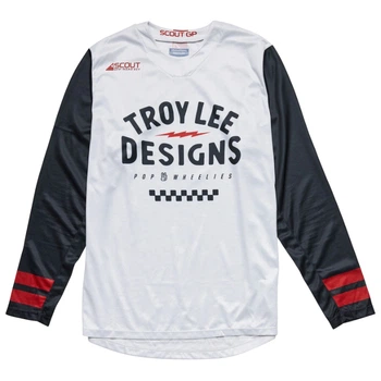 Мото джерсі TLD Scout GP Jersey RIDE ON [CHARCOAL/VINTAGE WHITE] XL