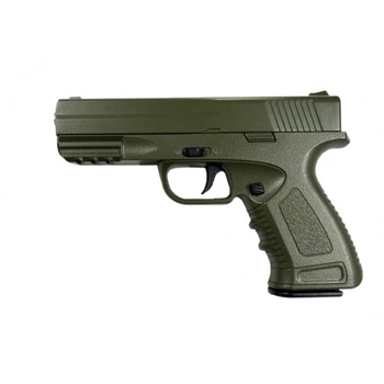 Страйкбольний пістолет Galaxy Glock метал зелений, вага - 560 г G39G