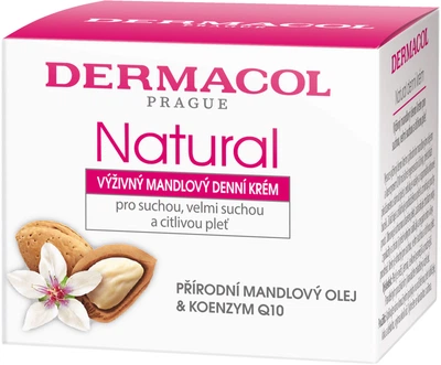 Дневной крем для лица Dermacol Natural Питательный с миндальным маслом и коэнзимом Q10 50 мл (8595003102865)