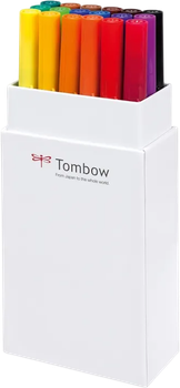 Набір акварельних маркерів Tombow двосторонніх 18 шт (4003198104198)