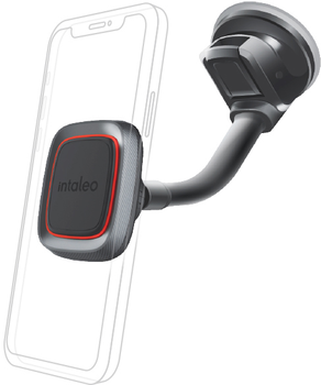 Автотримач для телефона магнітний Intaleo CM02GP Black (1283126483684)