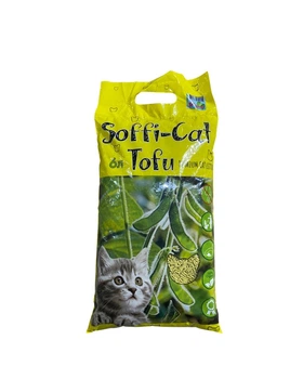Соєвий наповнювач для котячого туалету Soffi-Cat Tofu з ароматом м'яти, 6 л 2,6 кг