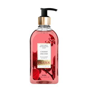 Парфумоване освіжаюче мило "Cherry Orchid" 300 ml Jerelia Bliss (91109)
