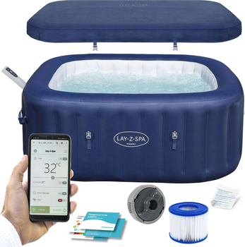 Jacuzzi dmuchane Bestway 180 x 71 cm 6-osobowe 6001H Lay-Z Miami (6941607369470)