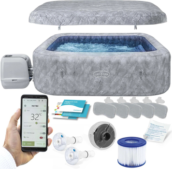 Jacuzzi dmuchane Bestway 230 x 71 cm 7-osobowe 6001Q Lay-Z San Francisco Pro (6941607369838)