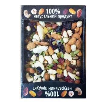 Асcорти сухофрукты и орехи c тыквенными семечками упаковка 500 г (0,5 кг) тм Amanti