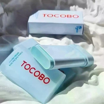 Солнцезащитный стик для чувствительной и проблемной кожи с центеллой TOCOBO Cotton Soft Sun Stick SPF50+ РА++++