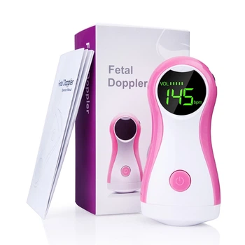 Доплер фетальний Baby Monitor із навушниками кишеньковий детектор серцебиття універсальний білий (408)