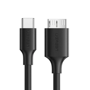 Кабель UGREEN US312 USB-C 3.1 to MicroUSB 3.0 3A Cable 1m Black (20103)