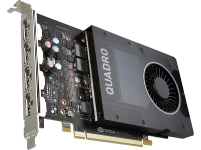 Дискретна відеокарта nVidia Quadro P2000, 5 GB GDDR5, 160-bit, 4x DisplayPort, Б/В